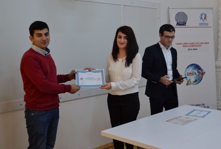 Bakı Olimpiadasının qalibləri mükafatlandırıldı - FOTOLAR