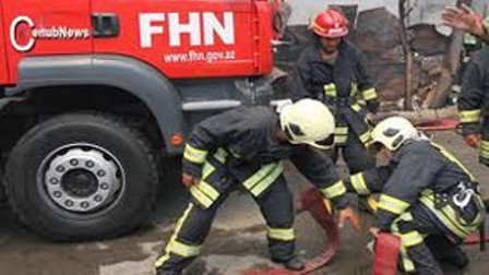  Məktəbəqədər kurs mərkəzində yanğın olub  
