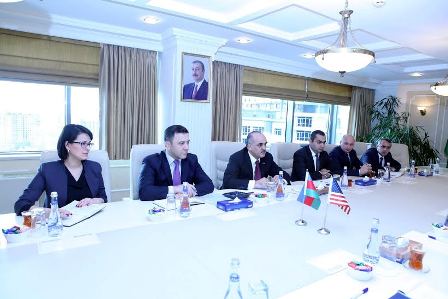 ABŞ səfiri nazirliyə getdi - FOTO