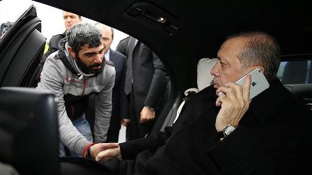 Ərdoğan intihar hadisəsinin qarşısını aldı