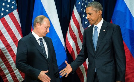 Putin Obama ilə müzakirə apardı 