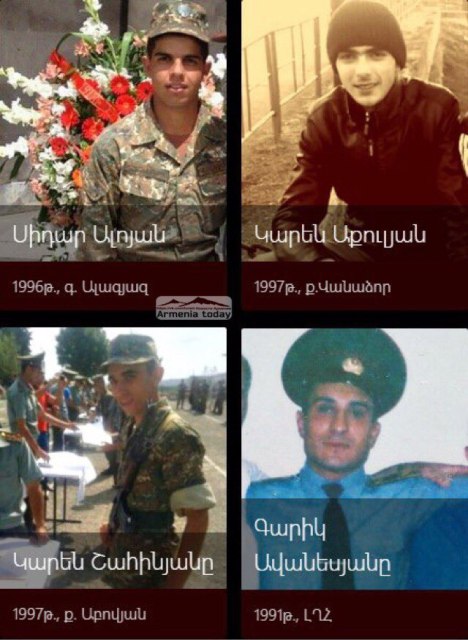 2015-ci ildə öldürülən erməni hərbçiləri - FOTOLAR