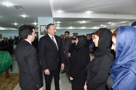   Zəlimxan Yaqubun ailəsi Prezidentə təşəkkür etdi 