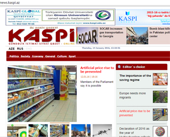 Kaspi.az saytının ingilisdilli versiyası fəaliyyətə başlayıb