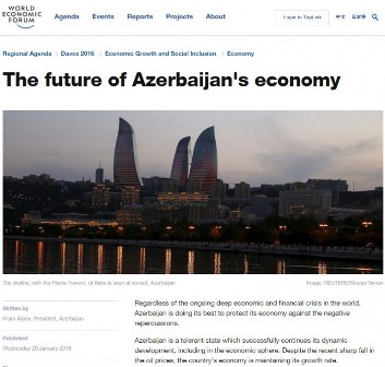 Prezident: “Azərbaycan iqtisadiyyatının gələcəyi” – MƏQALƏ