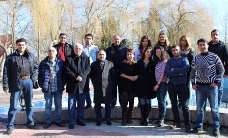  Jurnalistlər Nabranda bir araya gəlib 