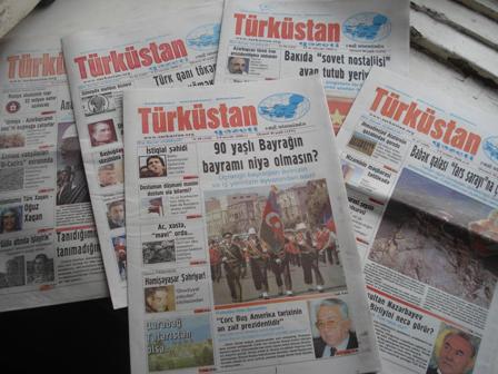 “Türküstan” qəzetinin nəşrində qrafik dəyişikliyi 