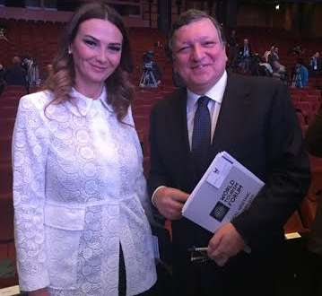 Qənirə Paşayeva Xose Manuel Barrozo ilə Dağlıq Qarabağdan danışıb