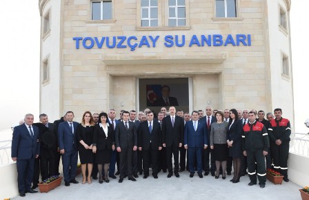  Tovuzçay su anbarı istifadəyə verilib