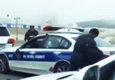 Yol polisinin maşınını əzən şəxslə bağlı rəsmi məlumat yayıldı