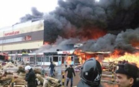  Moskvada azərbaycanlıların işlədiyi  bazarda yanğın 
