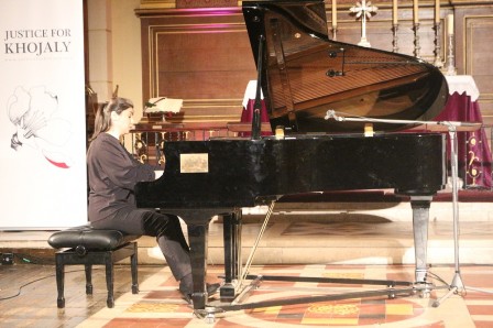 Leyla Əliyeva Londonda Xocalı qurbanlarının xatirəsinə həsr edilən anım konsertində - FOTO 