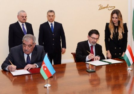  Azərbaycanla Macarıstan arasında 4 sənəd imzalanıb 