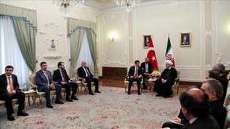  Türkiyənin baş naziri İran prezidenti ilə görüşüb