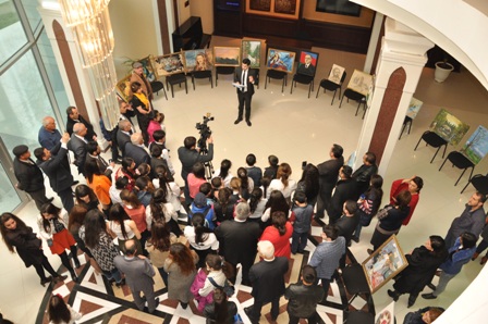 Cəbhə bölgəsində sərgi təşkil olunub