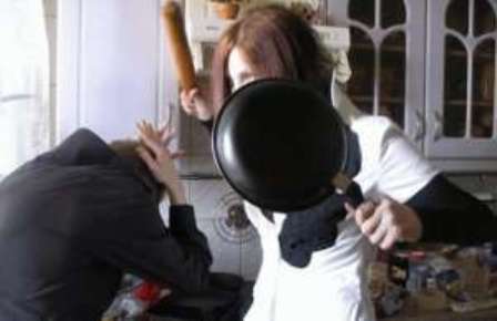 Qadın kişini döydü – Şəmkirdə 