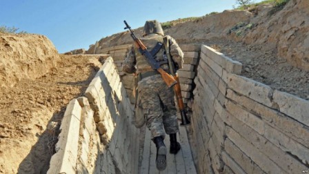 Cəbhədə erməni əsgər öldü 