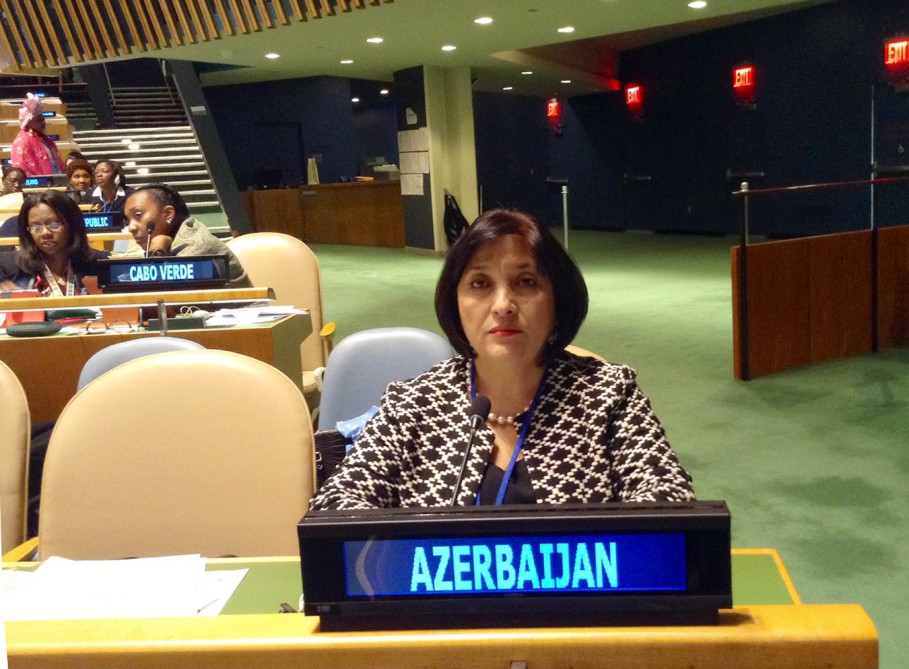 Azərbaycanlı deputat BMT-nin Qadınların Statusu üzrə Komissiyasına qatılıb