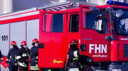  Paytaxtda güclü yanğın: 1 ölü, 2 yaralı, (Yenilənib) 