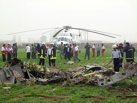  İranda təcili tibbi yardım helikopteri qəzaya uğrayıb:  10 ölü 