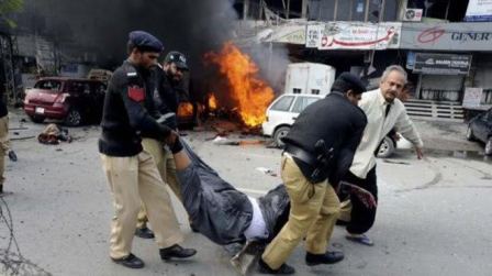  Pakistanda güclü partlayış:  65 ölü, 300 yaralı, Yenilənib