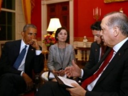 Obama ilə Ərdoğanın görüşündə azərbaycanlı xanım da olub