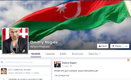 Rusiyanın tanınmış aktyorundan Azərbaycana dəstək - FOTO