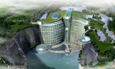  Çində sualtı və yeraltı hotel tikiləcək  