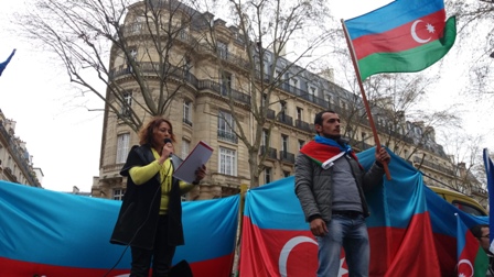 Parisdə azərbaycanlılarla ermənilər arasında QARŞIDURMA: Saxlanınanlar var