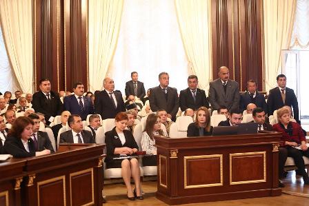 Gəncənin icra başçısı hesabat verdi - FOTOLAR