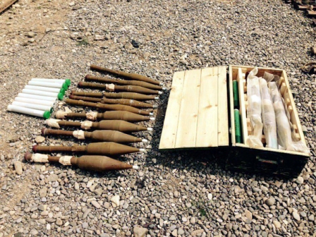 Düşmənin döyüş vasitələri ələ keçirildi - FOTOLAR