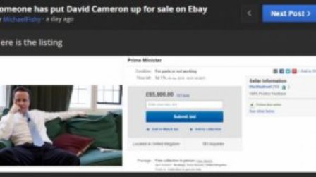  Britaniyanın baş naziri satışa çıxarıldı 