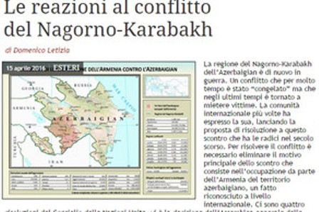  İtaliya mətbuatı  Dağlıq Qarabağdan yazdı 