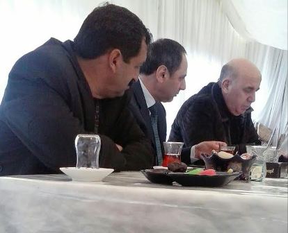 Əhliman Əmiraslanov şəhidlərin yas mərasimində - FOTO