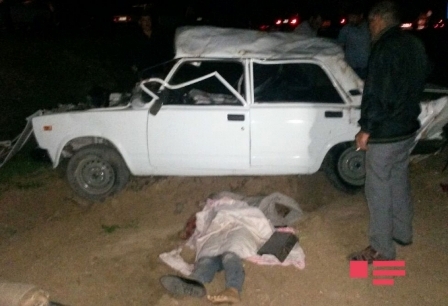  Gəncədə ağır qəza:  1 ölü, 3 yaralı 