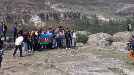 Azərbaycanlı tələbələr Konyada Azərbaycanı tanıdıblar - FOTO 