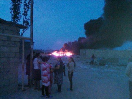  Bakıda güclü yanğın –fotolar 