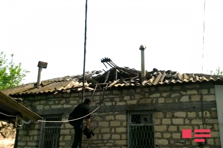  Tərtərdə yaşayış evlərinə xeyli ziyan dəyib – fotolar 