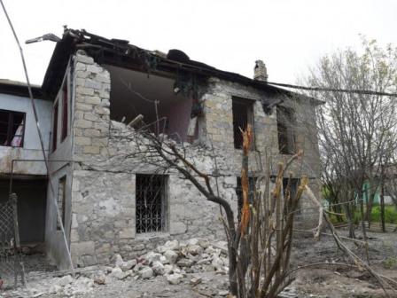 Tərtərdəki dağıntıların miqyası genişlənib