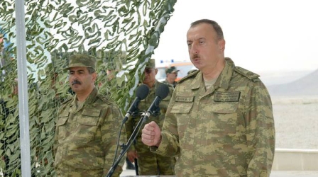 Prezident xanımı ilə cəbhə b&ouml;lgəsində olub