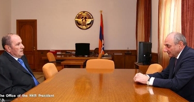 Petrosyan separatçıların "lideri" ilə görüşdü