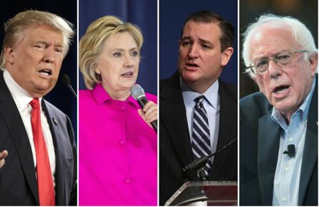 Ted Cruz geri çəkildi - Tram və Sanders qalib oldu