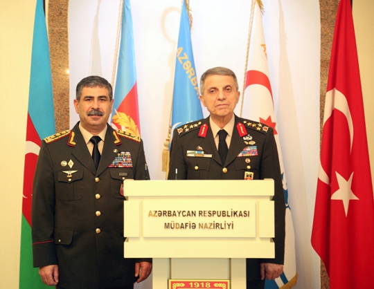 Azərbaycan və Türkiyə hərbi əməkdaşlığı müzakirə edildi
