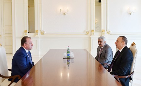 İlham Əliyev Beynəlxalq Cüdo Federasiyasının prezidentini qəbul edib
