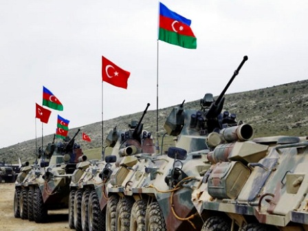 Azərbaycan və T&uuml;rkiyə ordusu Ermənistan sərhədinə toplanıb