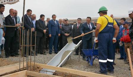 Ağstafada Sənaye Parkının təməli qoyuldu - FOTOLAR