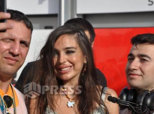 Leyla Əliyeva Formula 1 yarışlarını izləyib - FOTOLAR