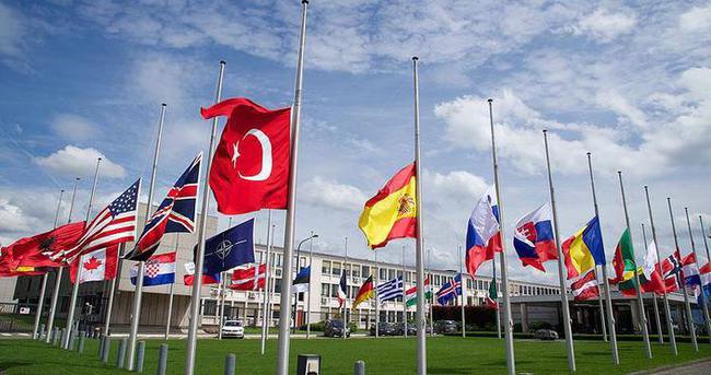 NATO Türkiyəyə görə bayraqlarını endirdi