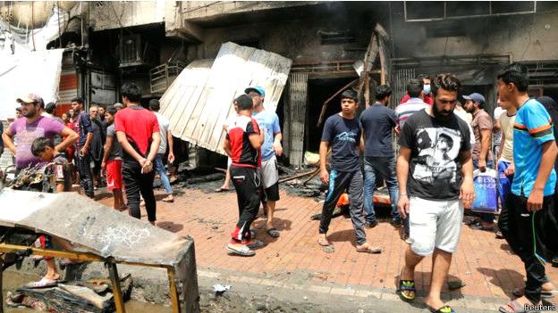 Bağdaddakı terror aktlarında 131 nəfər həlak olub