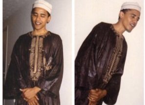 Obamanın müsəlman geyimində şəkli yayıldı
